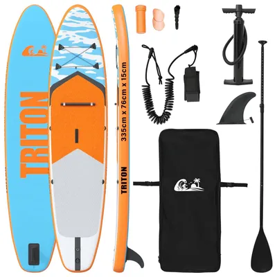 Zdjęcie produktu dla Nadmuchiwany Paddle Board TRITON 335 x 76 x 15 cm niebieski dla