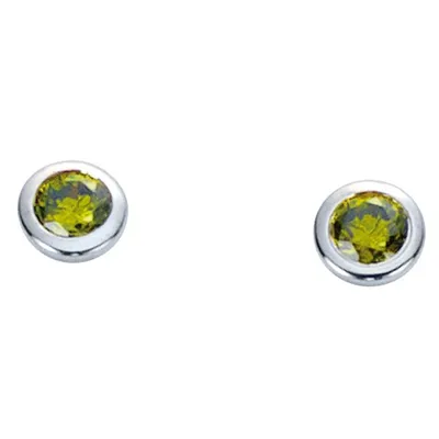 Produktbild von Miamar 01.1096G Damen Ohrstecker Silber Zirkonia grün