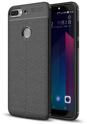 Produktbild von HTC Desire 12 Plus Leder Look Handy Hülle von NALIA Slim Silikon Case Cover Etui
