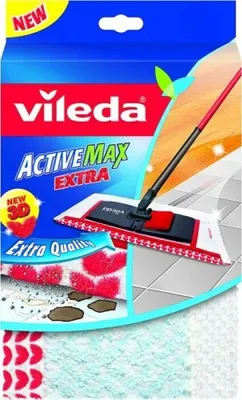 Obrázek produktu pro Vileda 1474, Mop cover, Černá, Červená, Mikrovlákno, 1 kusů, 1400 mm