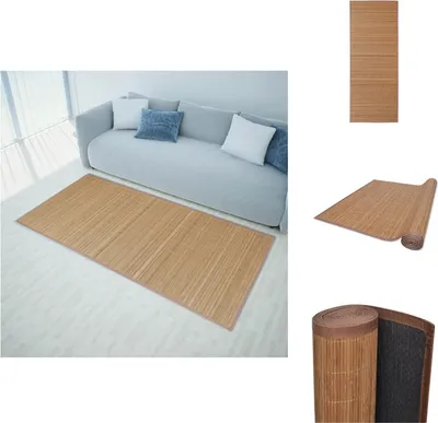 Obrázek produktu pro Koberec Bamboo Brown Rectangular 80x300 cm - Koberce