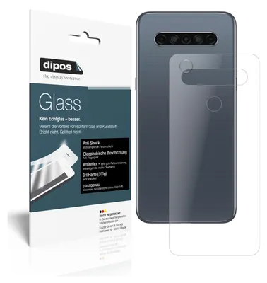 Zdjęcie produktu dla 2x folia ochronna do LG K61 tył matowy - folia antywstrząsowa 9H dipos Glass szkło plastikowe