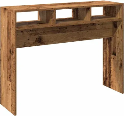 Obrázek produktu pro vidaXL Konzolový stolek vzhled starého dřeva 105x30x80 cm materiál na bázi dřeva