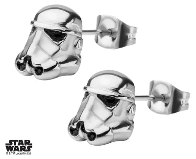 Produktbild von Star Wars – 3D-Stormtrooper-Ohrstecker aus Edelstahl