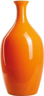 Produktbild von Vase - H 45 cm - Orange - Glas
