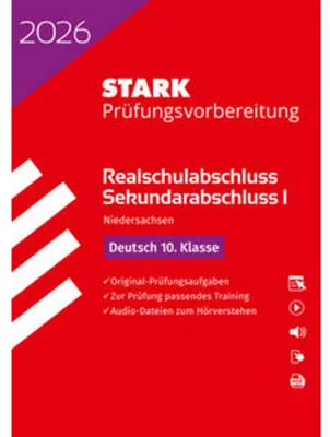 Produktbild von STARK Deutsch - Realschulabschluss 2026 Niedersachsen - Prüfungsvorbereitung
