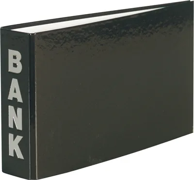 Produktbild von Bankordner 140x250mm Ordner für Kontoauszüge schwarz