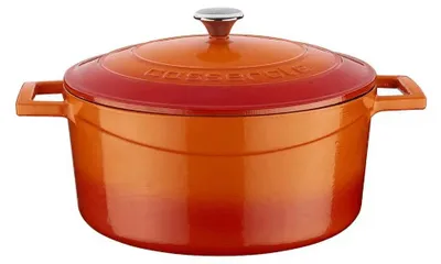 Produktbild von Lava Bräter - 24 cm - 4.49 liter - Cast iron - Orange