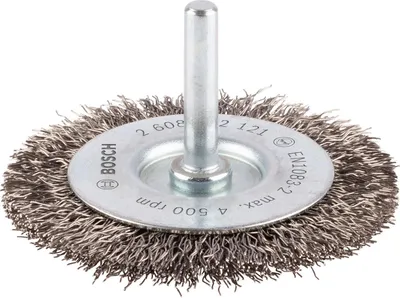Obrázok produktu pre PRO Čistiaca kefa z nehrdzavejúcej ocele, rovný hriadeľ, 70 x 0,3 mm