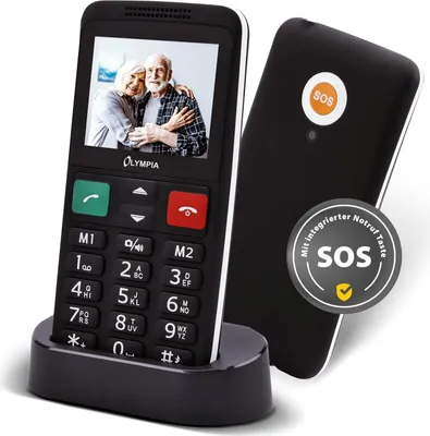 Image de Olympia Mobiltelefon LUX                 Großtasten  schwarz