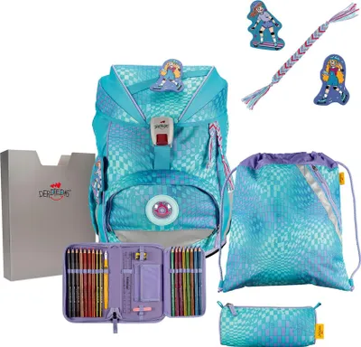 Produktbild von DER DIE DAS ErgoFlex Exklusiv LED Active Schulranzen Set für Kinder 5-Teilig