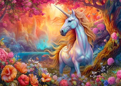 Produktbild von ENJOY Puzzle Magic Unicorn 1000 Teile