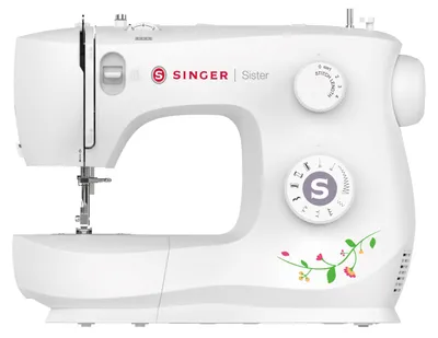 Nähmaschine mit 8 Stichen, automat. Knopfloch, LED, Metallgehäuse