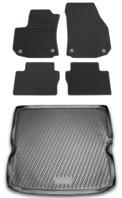 Produktbild von Gummi-Kofferraumwanne + Fußmatten Set für Opel Zafira B, Bj. 7/2005-12/2011