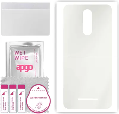 Produktbild von apgo Rückseite Schutzfolie, Matt, kompatibel mit TP-Link Neffos C7 Lite, Hinten Hydrogel-Displayschutzfolie mit Positionierhilfe, kratzfest, einfache Montage