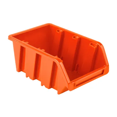 Produktbild von Sichtlagerbox Sortierbox Lagerbox Stapelbox orange NP6 Lagersystem