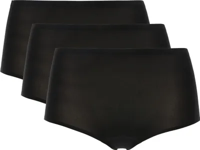 Produktbild von Chantelle Damen Taillen-Slip, 3er Pack - SoftStretch, nahtlos, unsichtbar, Einheitsgröße 36-44 Schwarz One Size