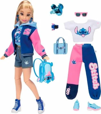 Immagine prodotto di Disney Stitch University Lily 4Ever Modepuppe, 25 cm