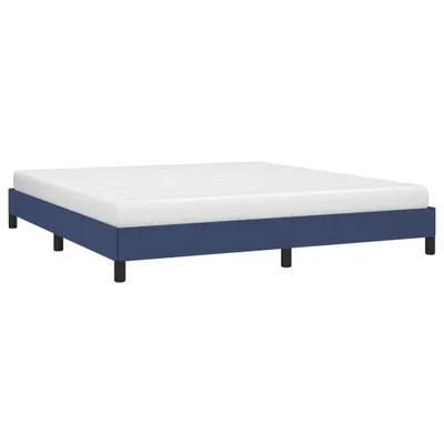 Produktbild von "Winterschlussverkauf "Bettgestell - CLORIS - Doppelbett - Robust und langlebig - ohne Matratze Blau 160x200 cm - Einfache Montage -  Stoff - DEMöbel1172947