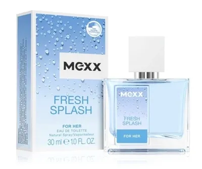 Productafbeelding van Mexx Fresh Splash For Her EDT 30ml, eau de toilette, bloemige, frisse damesparfum. Glazen fles met sprayverstuiver