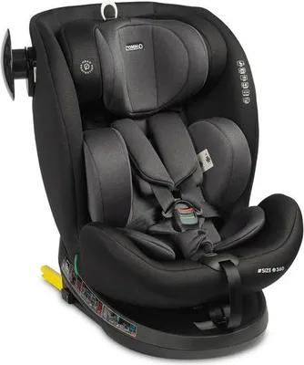 Caretero Commo i-Size Autokindersitz, Graphit, 40–150 cm, mit ISOFIX