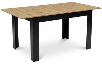 Produktbild von Moderner Ausziehtisch Artisan Eiche und Schwarz