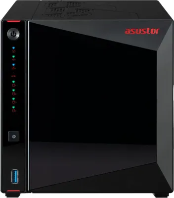 Image de Asustor AS5404T, NAS, Intel® Celeron®, N5105, 4 Go, DDR4, 0 To