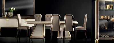 Produktbild von Set 6x Designer Stuhl Set Esszimmer Lehn Polster Sitz Stühle Garnitur Komplett
