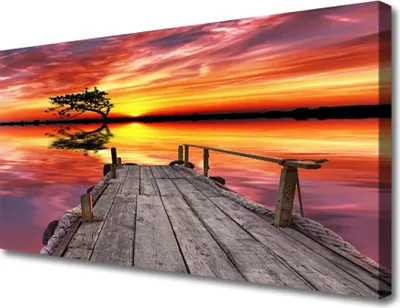 Produktbild von Tulup Leinwand-Bilder 100x50 Wandbild Canvas Kunstdruck Brücke Architektur
