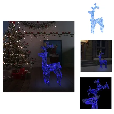 Obrázok produktu pre vidaXL LED vianočná dekorácia sob 90 LED 60x16x100 cm akryl - vianočné osvetlenie