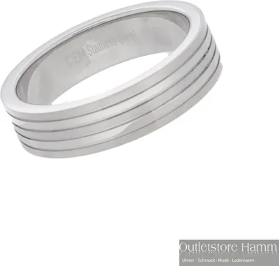Produktbild von Ring 4-106611-001 aus Edelstahl silber-farbig Größe 66 Innendurchmesser ca. 21mm