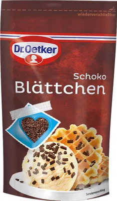 Produktbild von Dr. Oetker Schoko Blättchen 100g