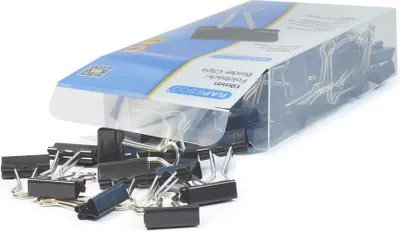 Obrázok produktu pre RAPESCO 1429 Foldback-Klammer, (B)19 mm, schwarz, 80 Stück