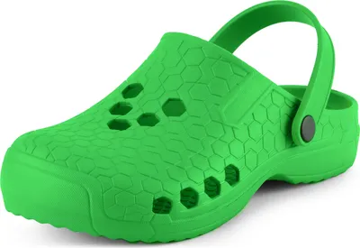 Produktbild von Ladeheid Damen und Herren leichte Eva Clogs Gartenclogs Gartenschuhe offen LADW008 (Grün 1711, 38 EU)