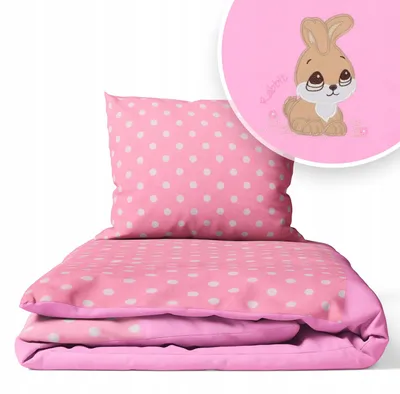 Produktbild von Kinderbettwäsche 90x120 Baumwolle Baby Bettwäsche Set 90x120 + 40x60 Kissenbezug Jungen & Mädchen Kleinkind Bettbezug