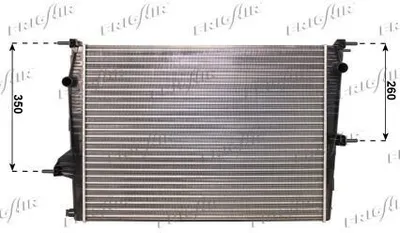 Produktbild von FRIGAIR 0109.3098 Kühler Wasserkühler Motorkühler für RENAULT MEGANE III Grandtour (KZ0/1) Megane III Schrägheck (BZ0/1) MEGANE III Coupe (DZ0/1)
