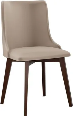 Immagine prodotto di Sedia da cucina imbottita AFTON 9 - noce / beige