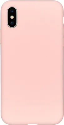 Zdjęcie produktu dla Accezz Liquid Silicone Backcover dla Apple iPhone X / Xs - różowy