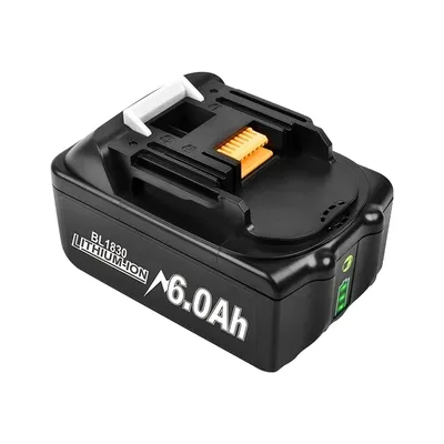 Immagine prodotto di Batteria Makita 18V, capacità 6Ah, tecnologia agli ioni di litio, 6,0Ah