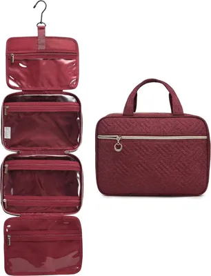 Produktbild von Kulturtasche Damen wasserdicht faltbar mit 360°Drehhaken
