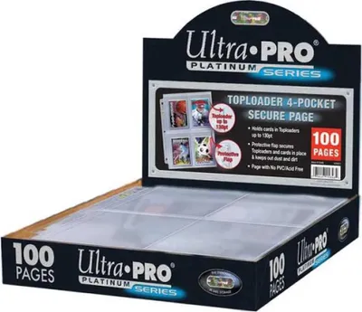 Image de Housses UP pour 4 Toploader platinum (100 ct.)