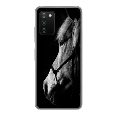 Produktbild von MuchoWow® Handyhülle Schutzhülle Hülle für Samsung Galaxy A03s Pferd - Halfter - Leicht Silikon Softcase Handy Hülle - Schutz