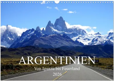 Produktbild von Argentinien - Von Iguazu bis Feuerland (Wandkalender 2026 DIN A3 quer), CALVENDO Monatskalender