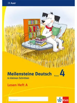 Obrázok produktu pre Meilensteine. Deutsch in kleinen Schritten. Lesestrategien Heft 1. Klasse 4. Ausgabe ab 2017