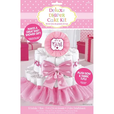 Produktbild von Windeltorten Deko-Set Mädchen Girl 5-tlg.