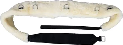 Produktbild von Kentucky Horsewear Lammfell Nylon Führanlagengurt, Größe:Full, Farbe:natur