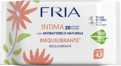 Obrázek produktu pro Fria Vlhčené intimní ubrousky – 16 balení po 20 ubrousků