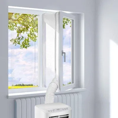 Image de Joint d'étanchéité pour climatiseurs mobiles, climatisation, fenêtres à battants, 300 cm, pour portes de lavabo, Hot Air Stop, universel pour fenêtres