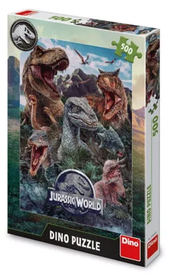Zdjęcie produktu dla Puzzle Jurský svět 500 dílků 33x47cm v krabici 23x34x3,5