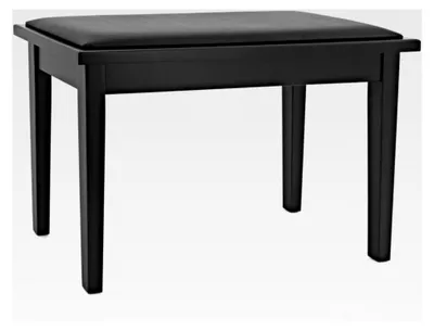 Produktbild von Duett Klavierbank mit Ablage Matte Schwarz